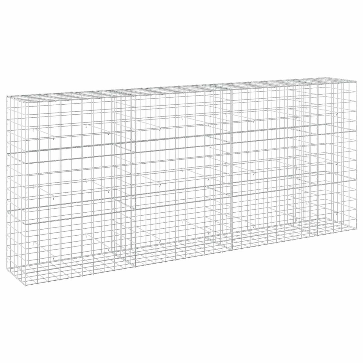 Gabion s žicom debljine 3,5 mm i mrežom 10x10 cm 350x50x150 cm