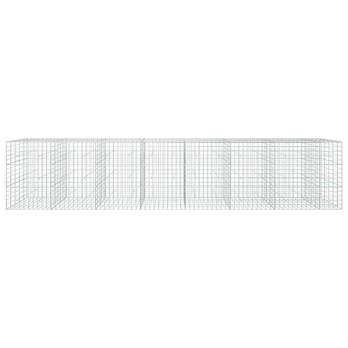 Gabion s žicom debljine 3,5 mm i mrežom 10x10 cm 750x50x150 cm