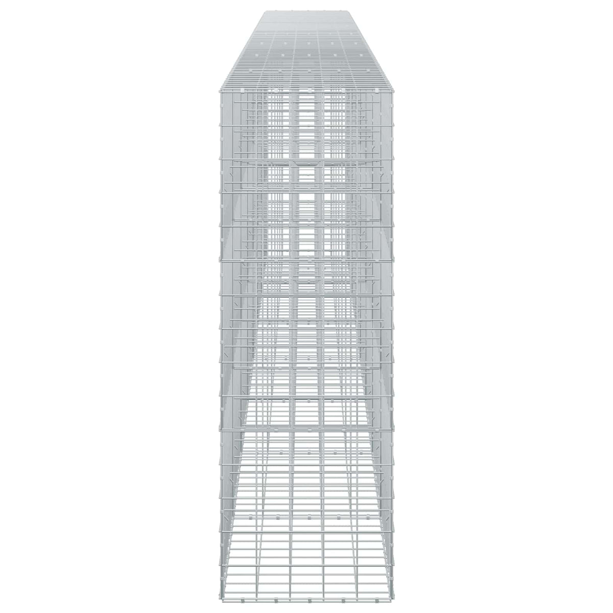 Gabion s žicom debljine 3,5 mm i mrežom 10x10 cm 750x50x150 cm