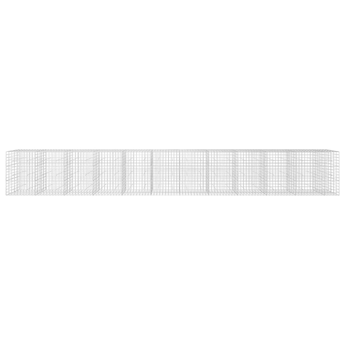 Gabion s žicom debljine 3,5 mm i mrežom 10x10 cm 1150x50x150 cm