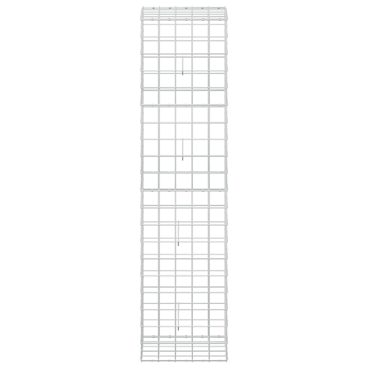 Gabion s žicom debljine 3,5 mm i mrežom 10x10 cm 50x50x200 cm