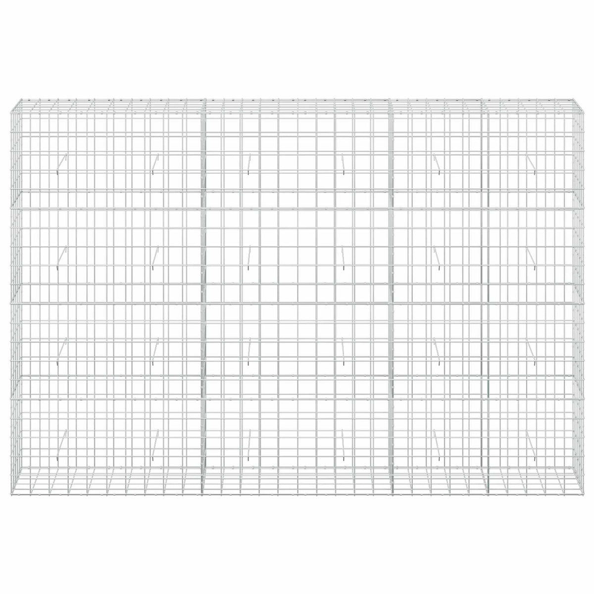 Gabion s žicom debljine 3,5 mm i mrežom 10x10 cm 300x50x200 cm
