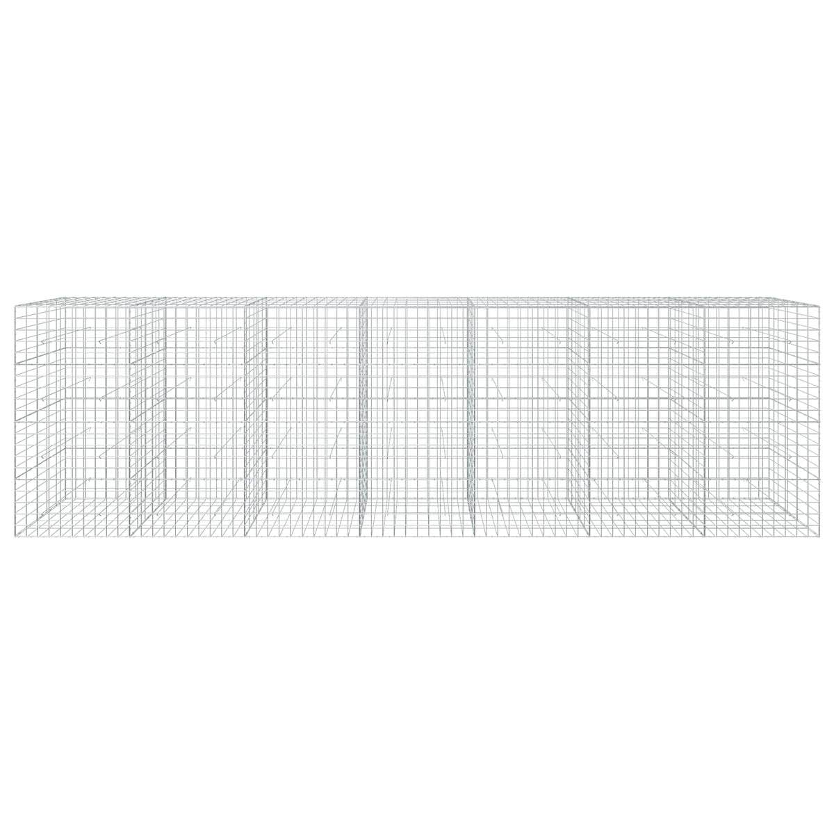 Gabion s žicom debljine 3,5 mm i mrežom 10x10 cm 700x50x200 cm