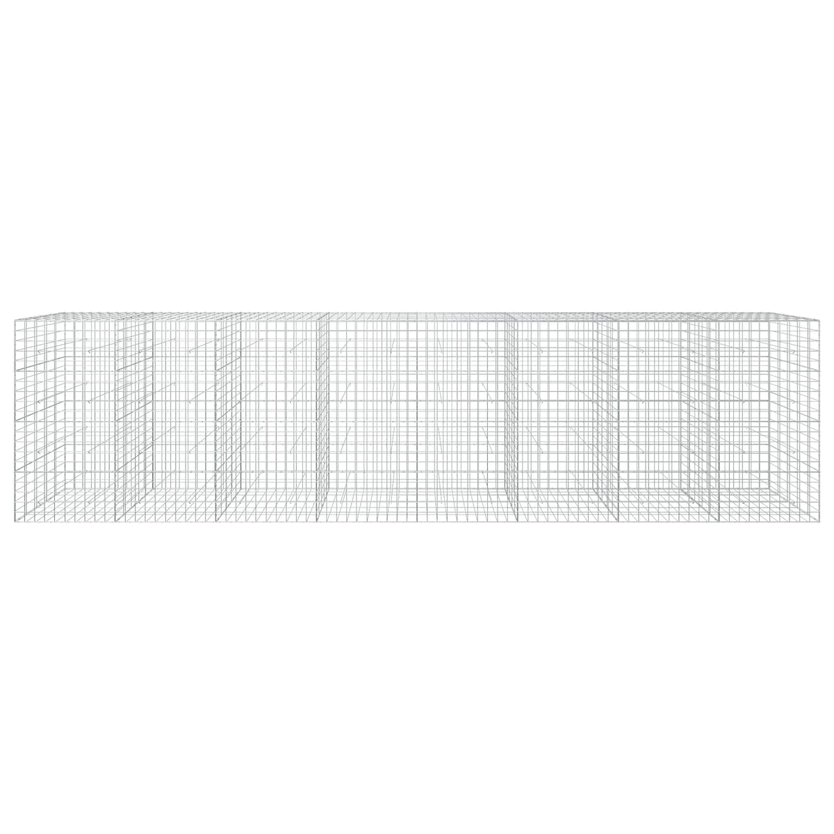 Gabion s žicom debljine 3,5 mm i mrežom 10x10 cm 800x50x200 cm