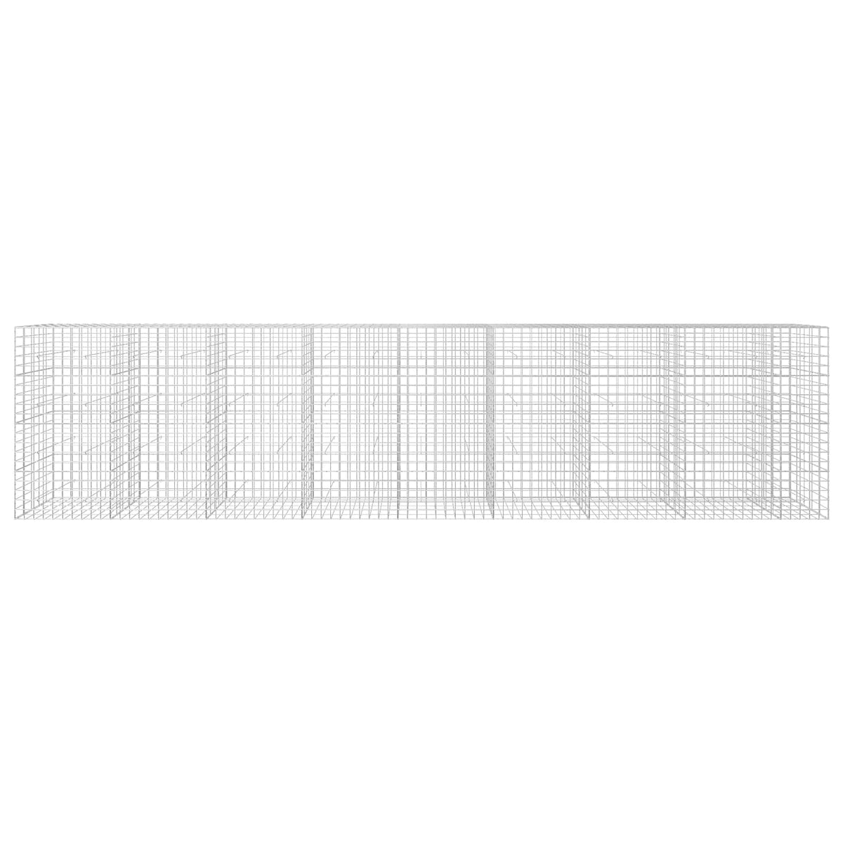 Gabion s žicom debljine 3,5 mm i mrežom 10x10 cm 850x50x200 cm