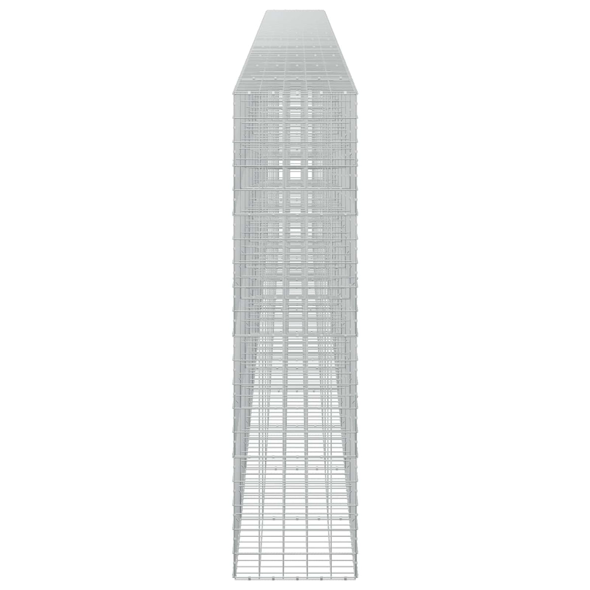 Gabion s žicom debljine 3,5 mm i mrežom 10x10 cm 1100x50x200 cm