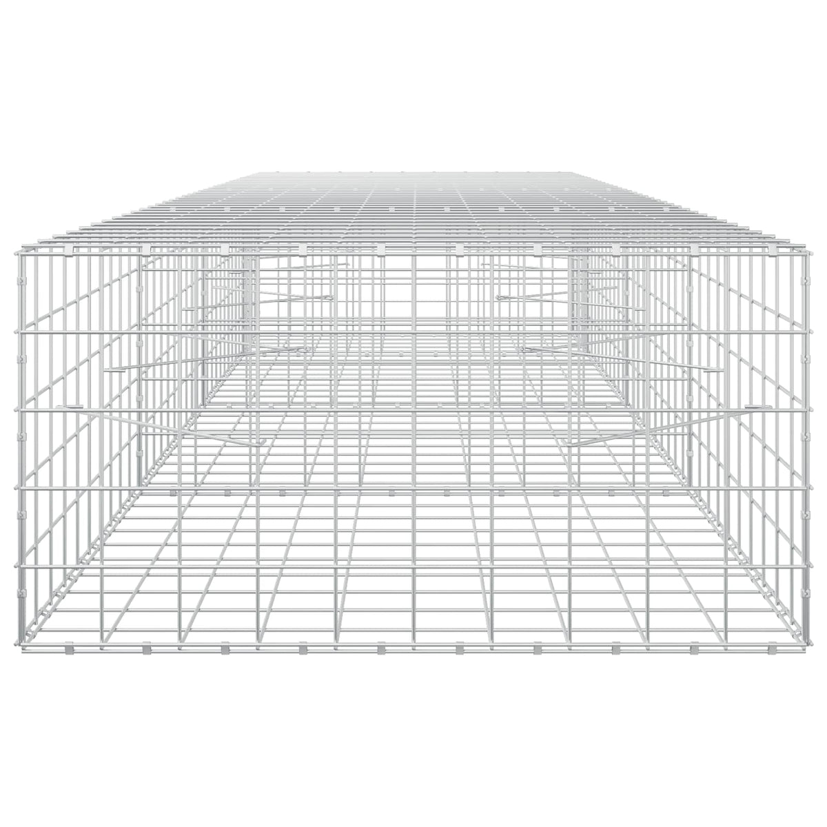 Gabion s žicom debljine 3,5 mm i mrežom 10x10 cm 350x100x50 cm