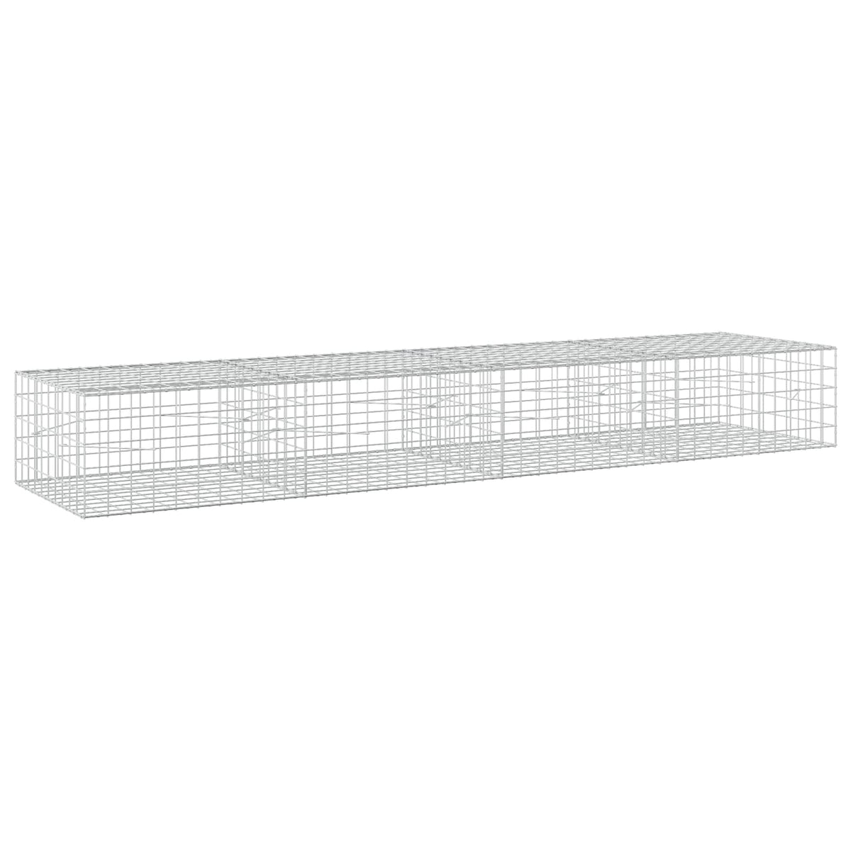Gabion s žicom debljine 3,5 mm i mrežom 10x10 cm 400x100x50 cm