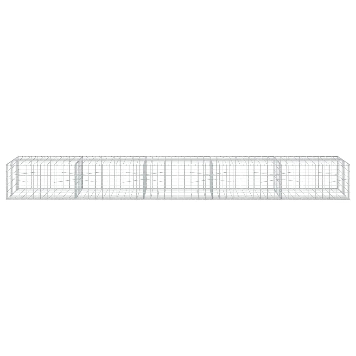 Gabion s žicom debljine 3,5 mm i mrežom 10x10 cm 500x100x50 cm