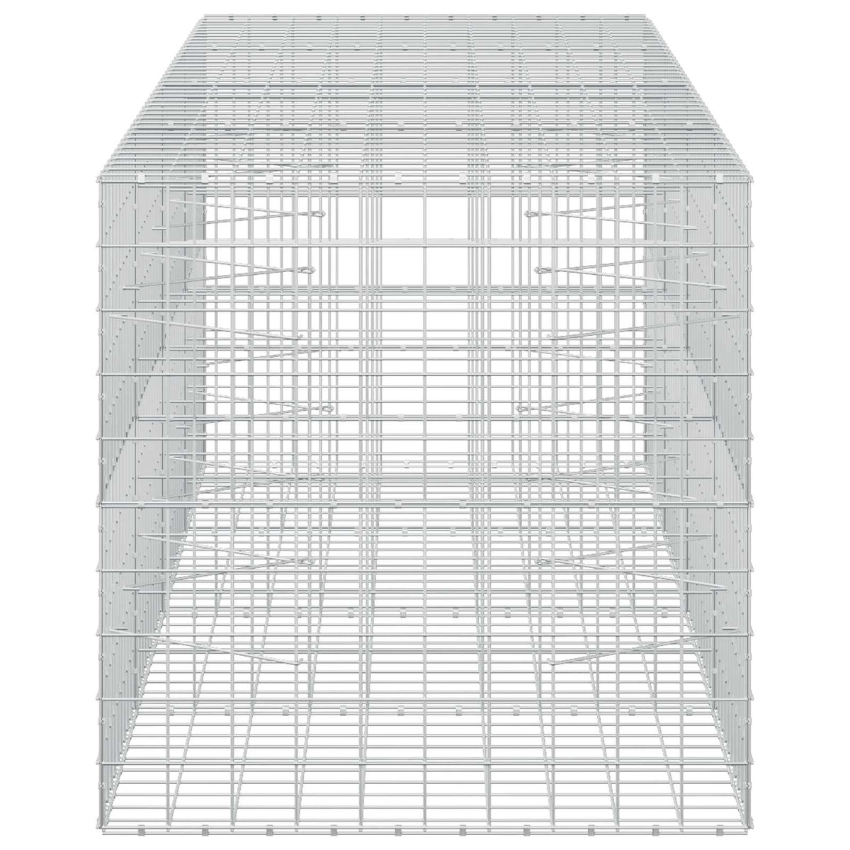 Gabion s žicom debljine 3,5 mm i mrežom 10x10 cm 400x100x100 cm