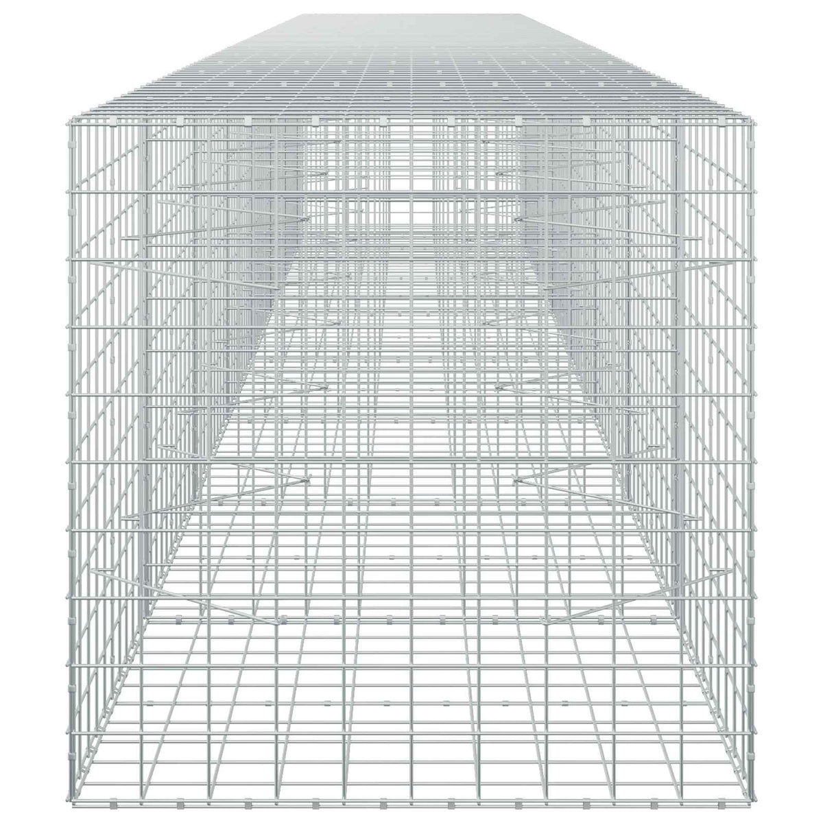 Gabion s žicom debljine 3,5 mm i mrežom 10x10 cm 750x100x100 cm