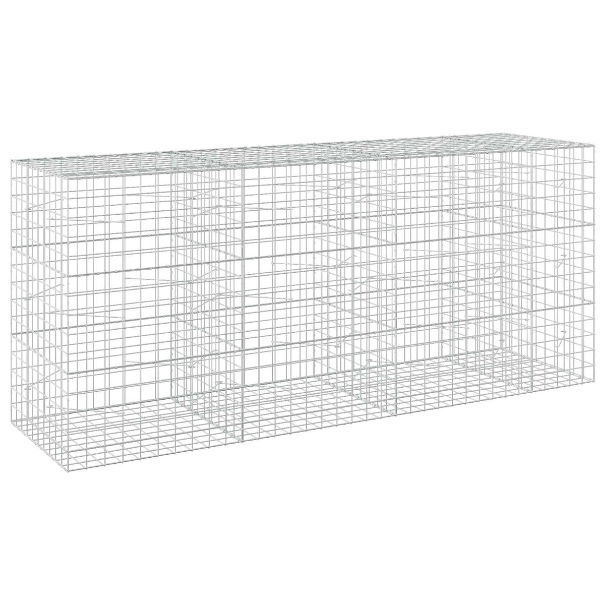 Gabion s žicom debljine 3,5 mm i mrežom 10x10 cm 350x100x150 cm
