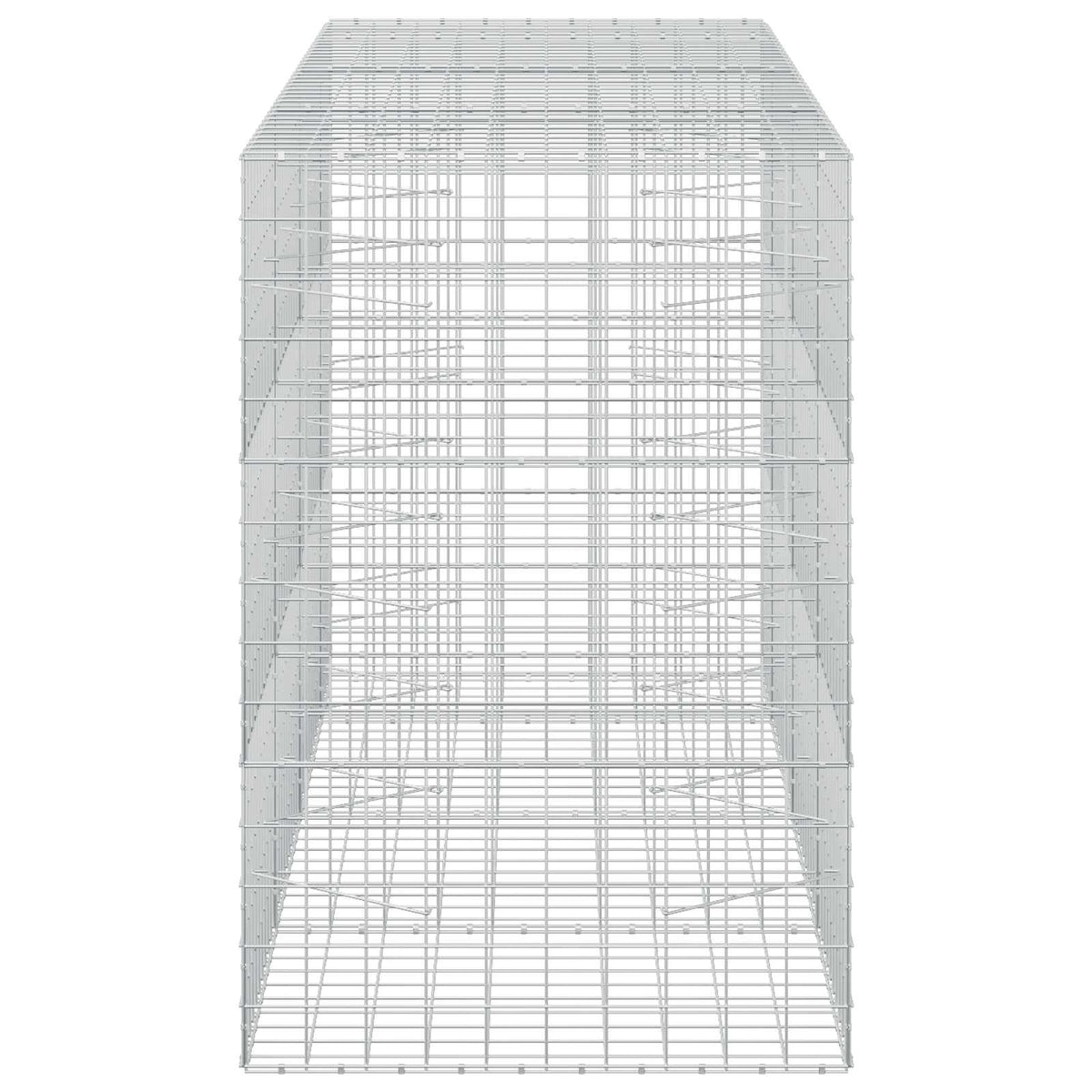 Gabion s žicom debljine 3,5 mm i mrežom 10x10 cm 350x100x150 cm