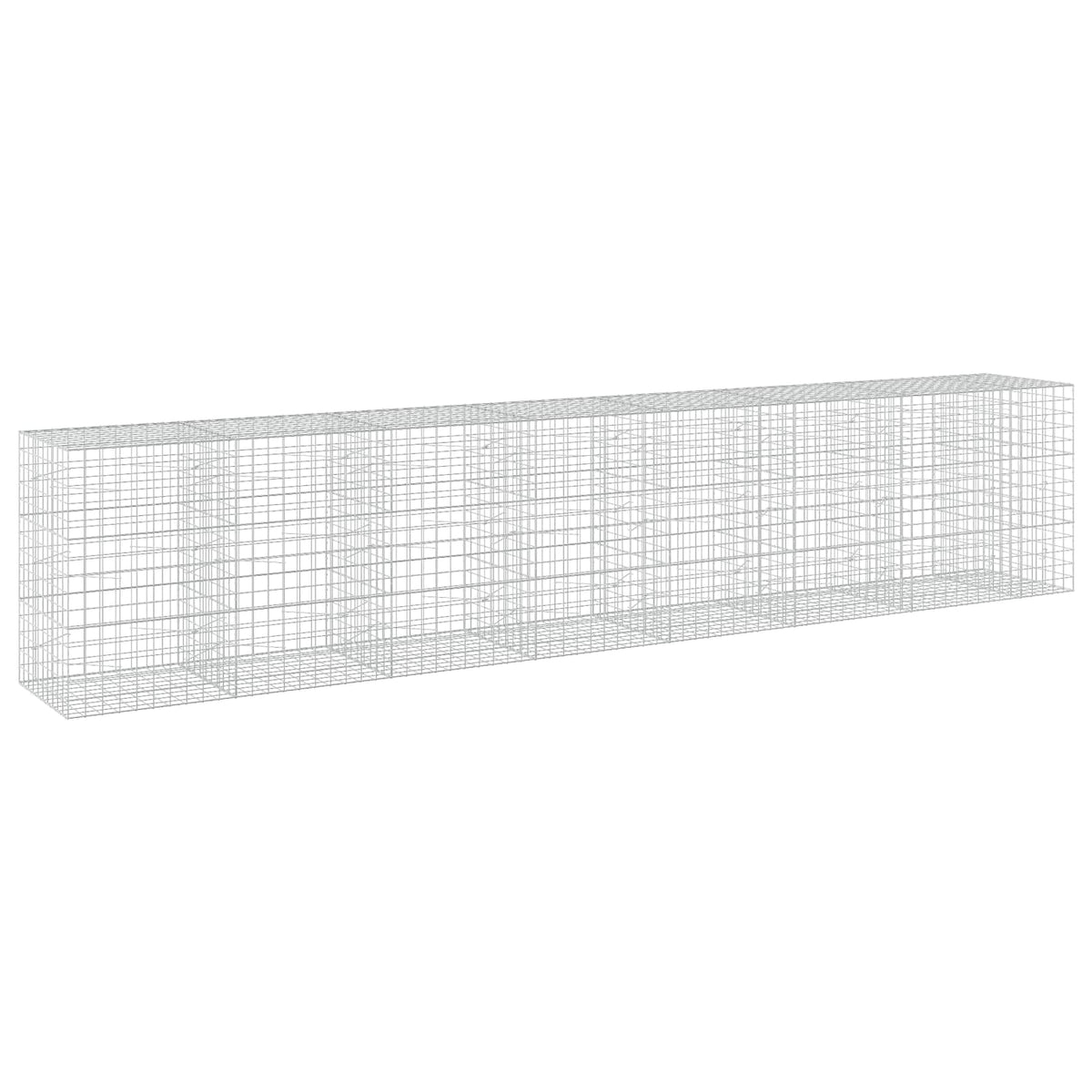 Gabion s žicom debljine 3,5 mm i mrežom 10x10 cm 750x100x150 cm
