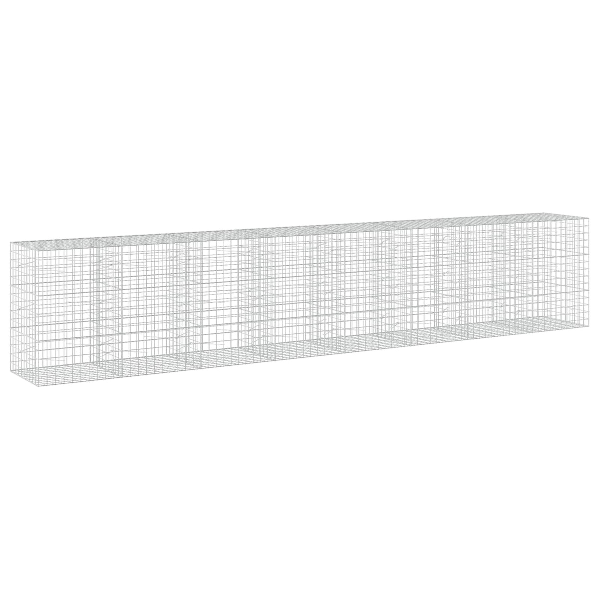 Gabion s žicom debljine 3,5 mm i mrežom 10x10 cm 800x100x150 cm
