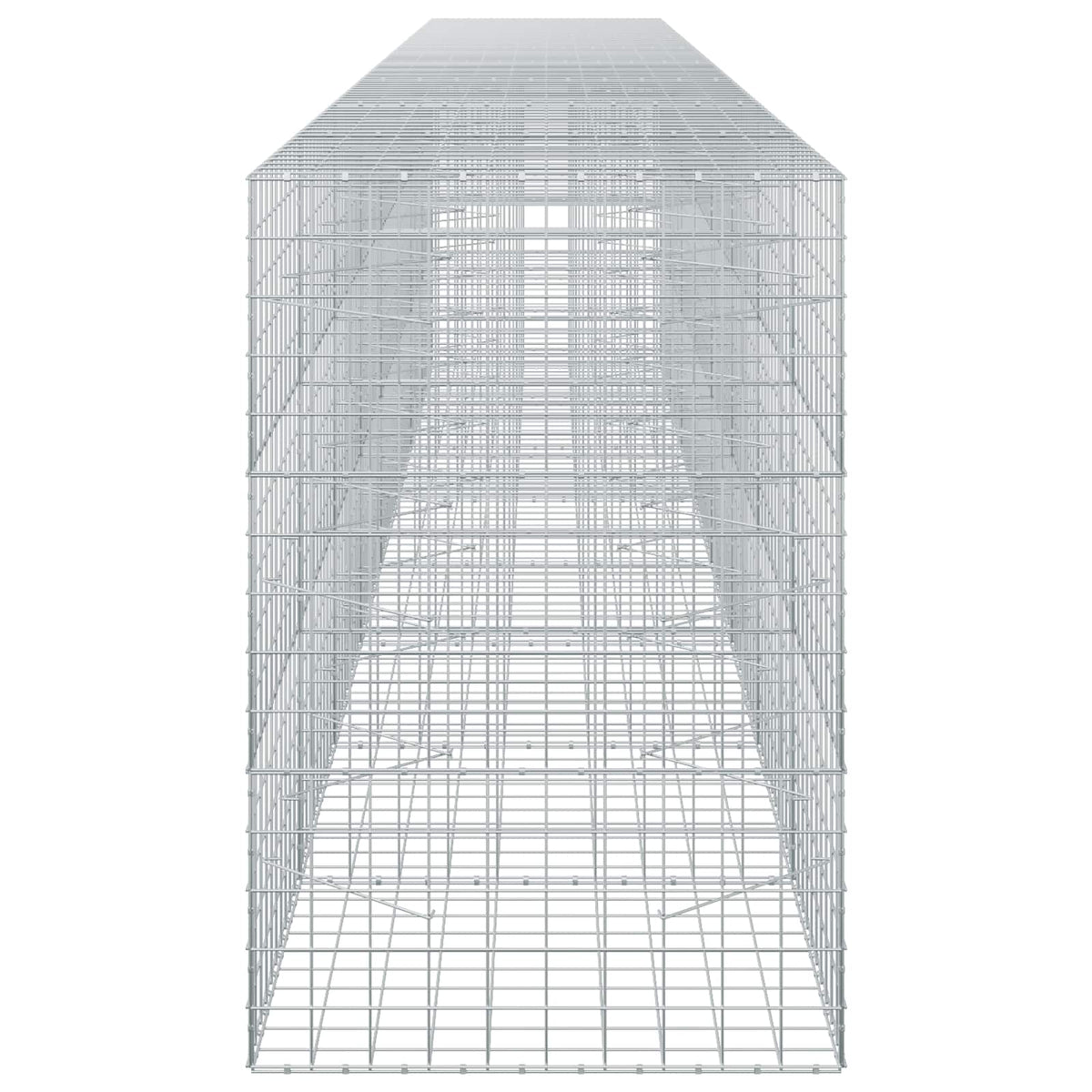 Gabion s žicom debljine 3,5 mm i mrežom 10x10 cm 800x100x150 cm