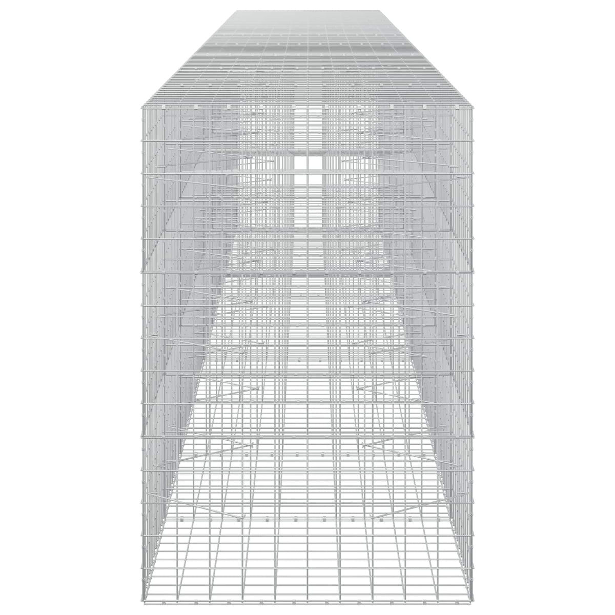 Gabion s žicom debljine 3,5 mm i mrežom 10x10 cm 900x100x150 cm