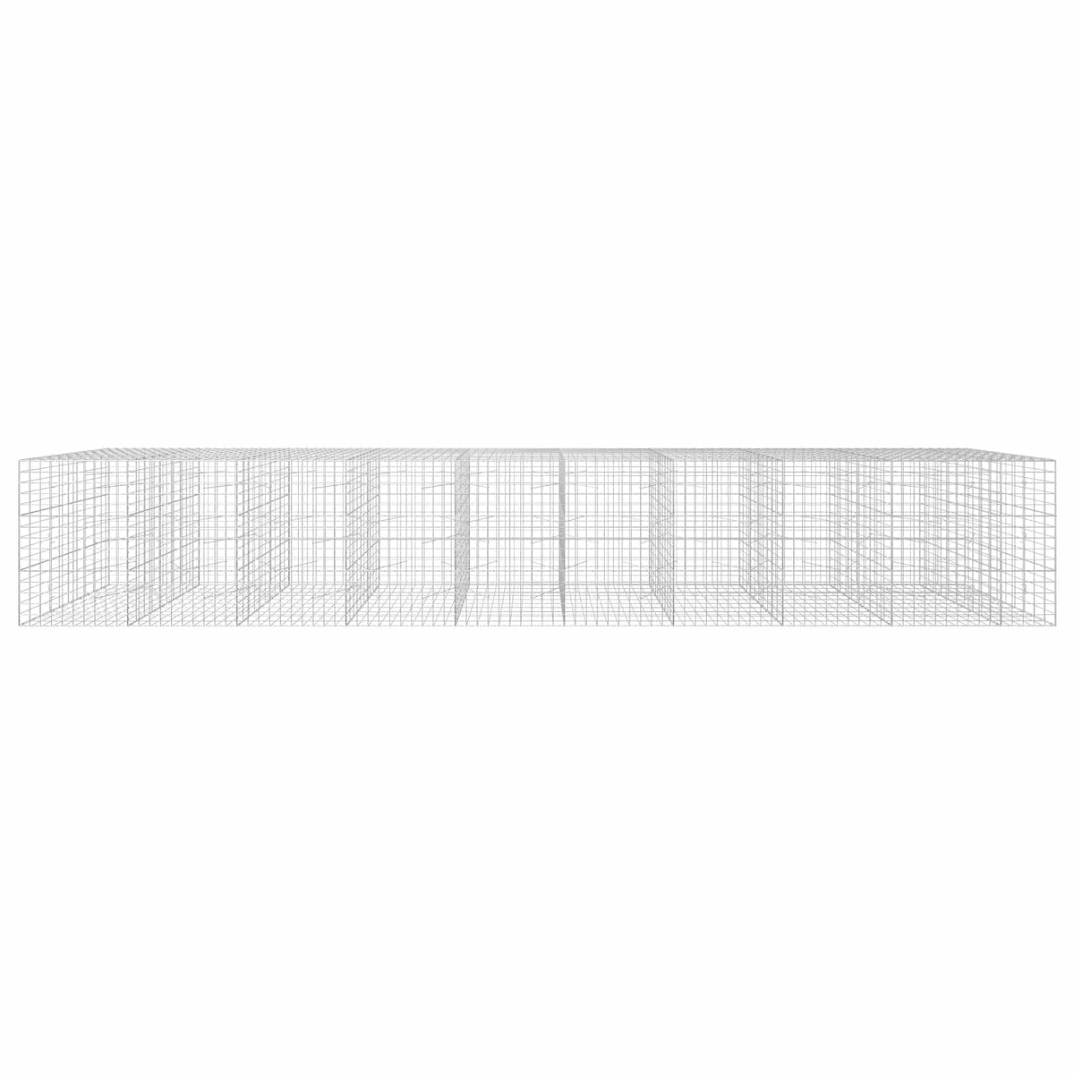 Gabion s žicom debljine 3,5 mm i mrežom 10x10 cm 950x100x150 cm