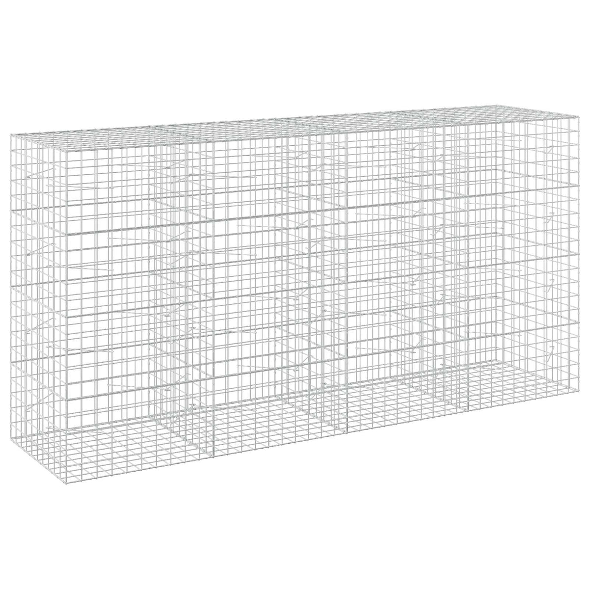 Gabion s žicom debljine 3,5 mm i mrežom 10x10 cm 400x100x200 cm