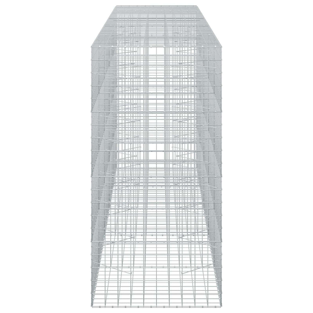 Gabion s žicom debljine 3,5 mm i mrežom 10x10 cm 500x100x200 cm