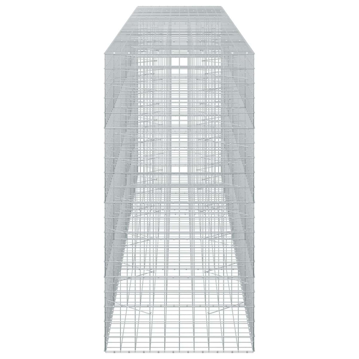 Gabion s žicom debljine 3,5 mm i mrežom 10x10 cm 600x100x200 cm