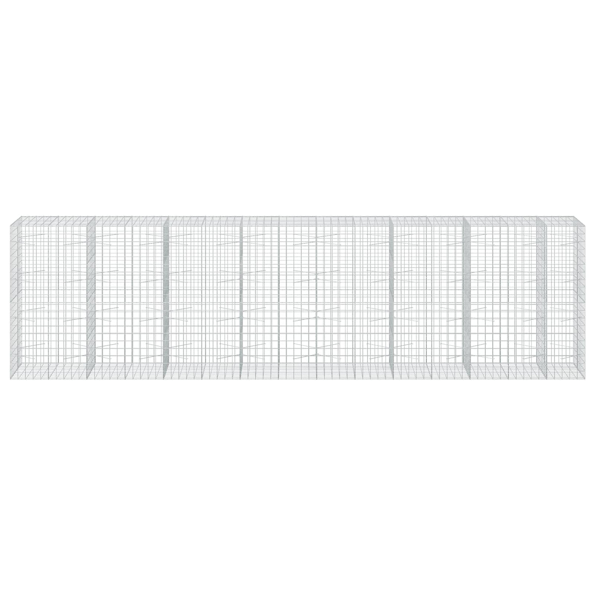 Gabion s žicom debljine 3,5 mm i mrežom 10x10 cm 750x100x200 cm