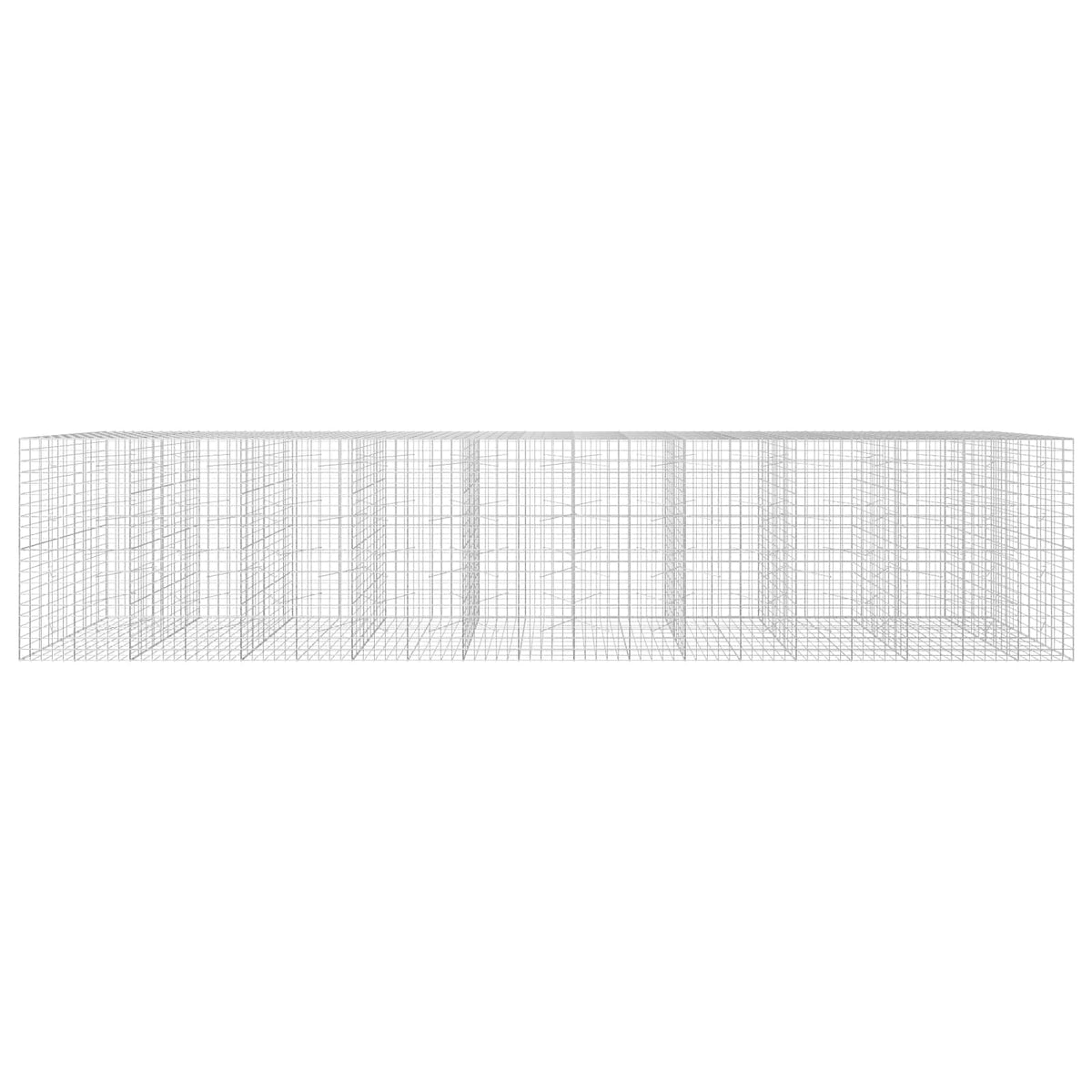 Gabion s žicom debljine 3,5 mm i mrežom 10x10 cm 950x100x200 cm