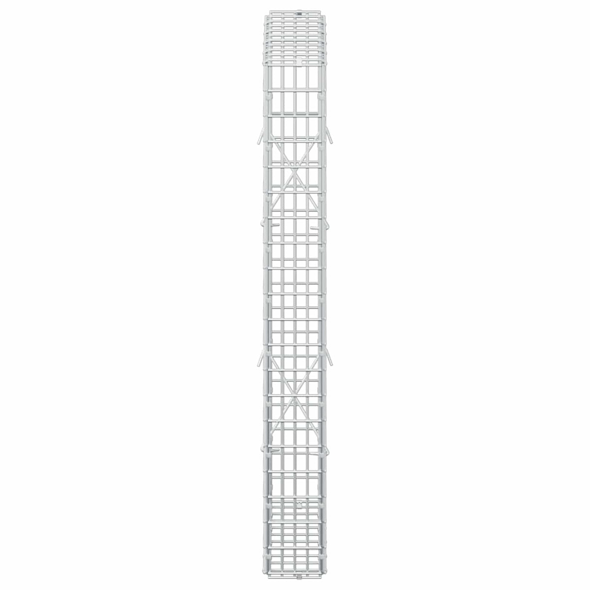 Gabion s žicom debljine 5 mm i mrežom 5x2,5 cm 50x10x100 cm