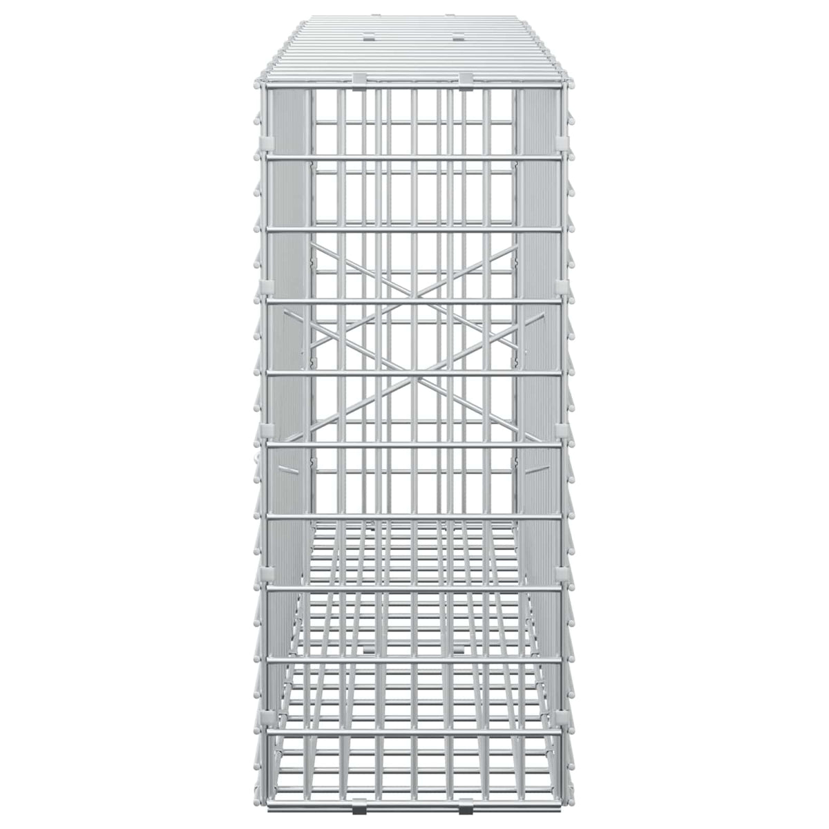 Gabion s žicom debljine 5 mm i mrežom 5x2,5 cm 100x20x50 cm