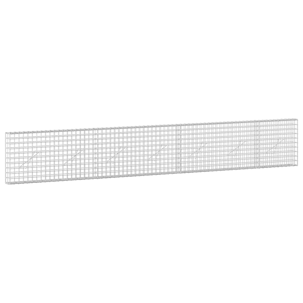 Gabion s 5 mm žicom i mrežom 5x5 cm 350x10x50 cm