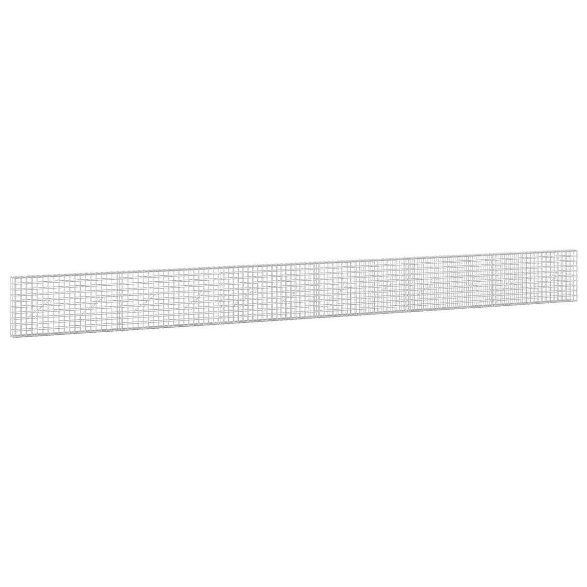 Gabion s 5 mm žicom i mrežom 5x5 cm 600x10x50 cm