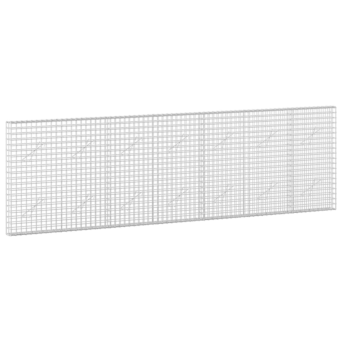 Gabion s 5 mm žicom i mrežom 5x5 cm 350x10x100 cm