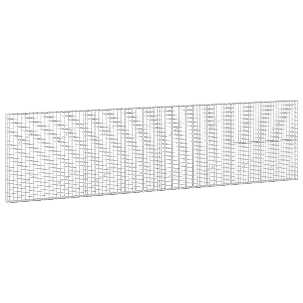 Gabion s 5 mm žicom i mrežom 5x5 cm 400x10x100 cm