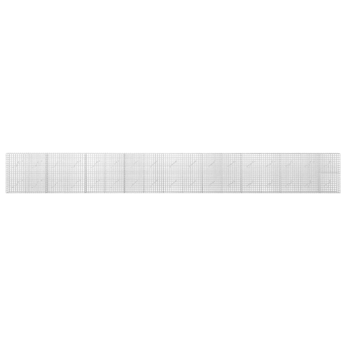 Gabion s 5 mm žicom i mrežom 5x5 cm 850x10x100 cm