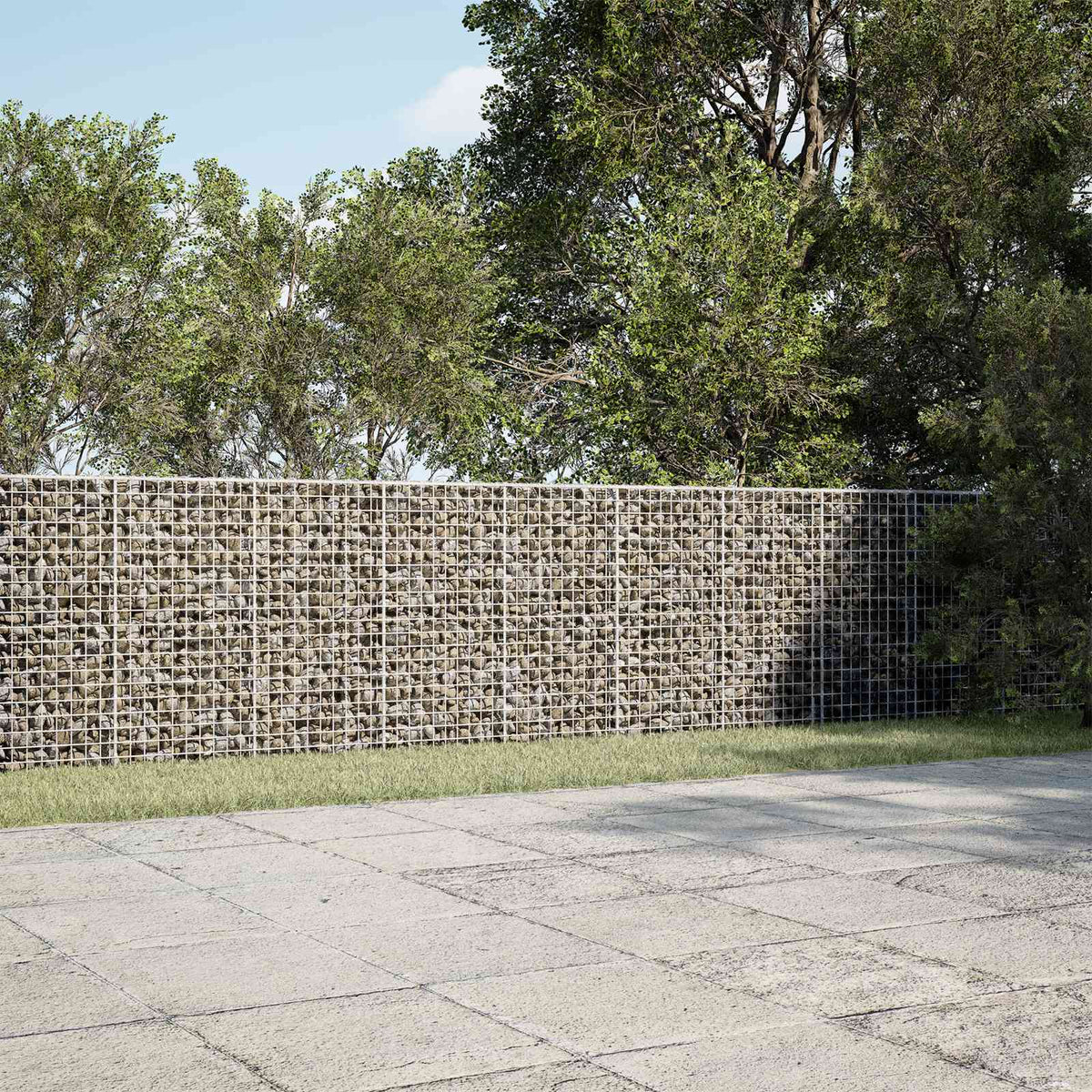 Gabion s 5 mm žicom i mrežom 5x5 cm 1150x10x100 cm