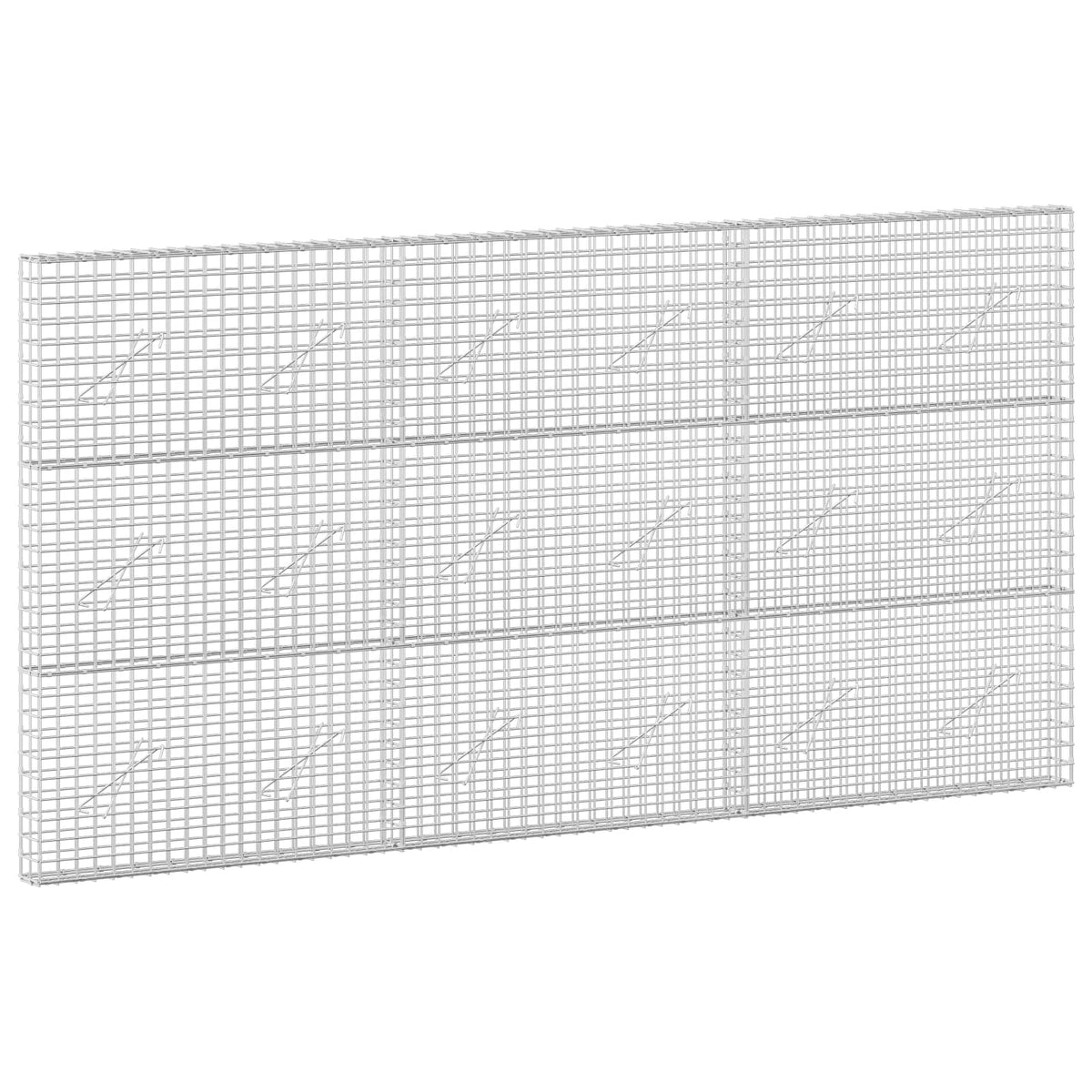 Gabion s 5 mm žicom i mrežom 5x5 cm 300x10x150 cm