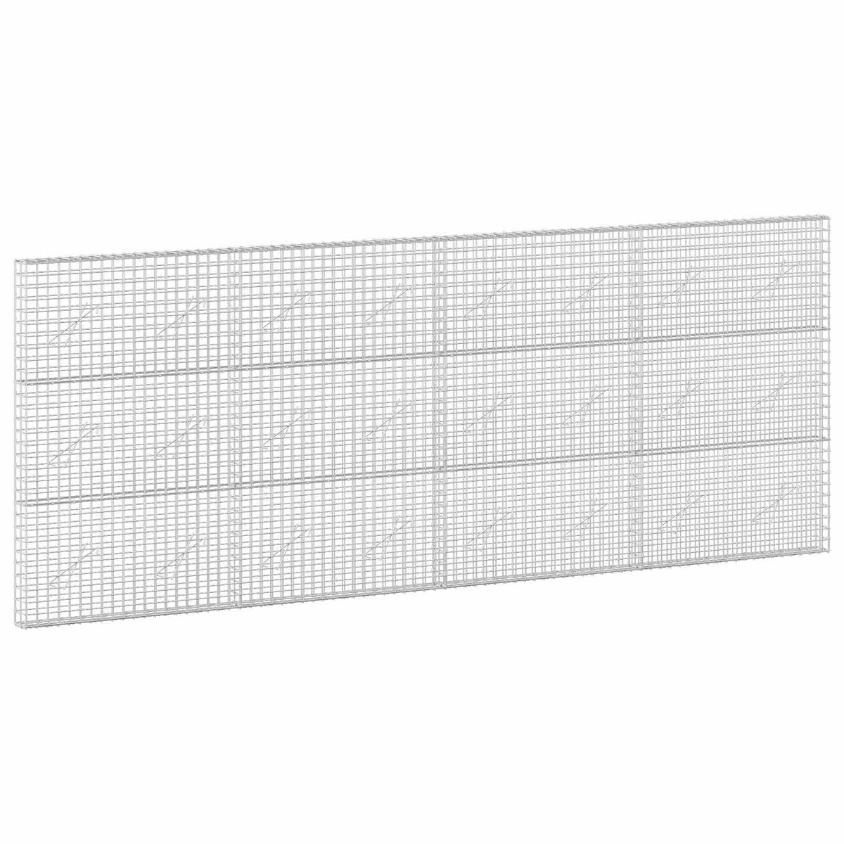 Gabion s 5 mm žicom i mrežom 5x5 cm 400x10x150 cm