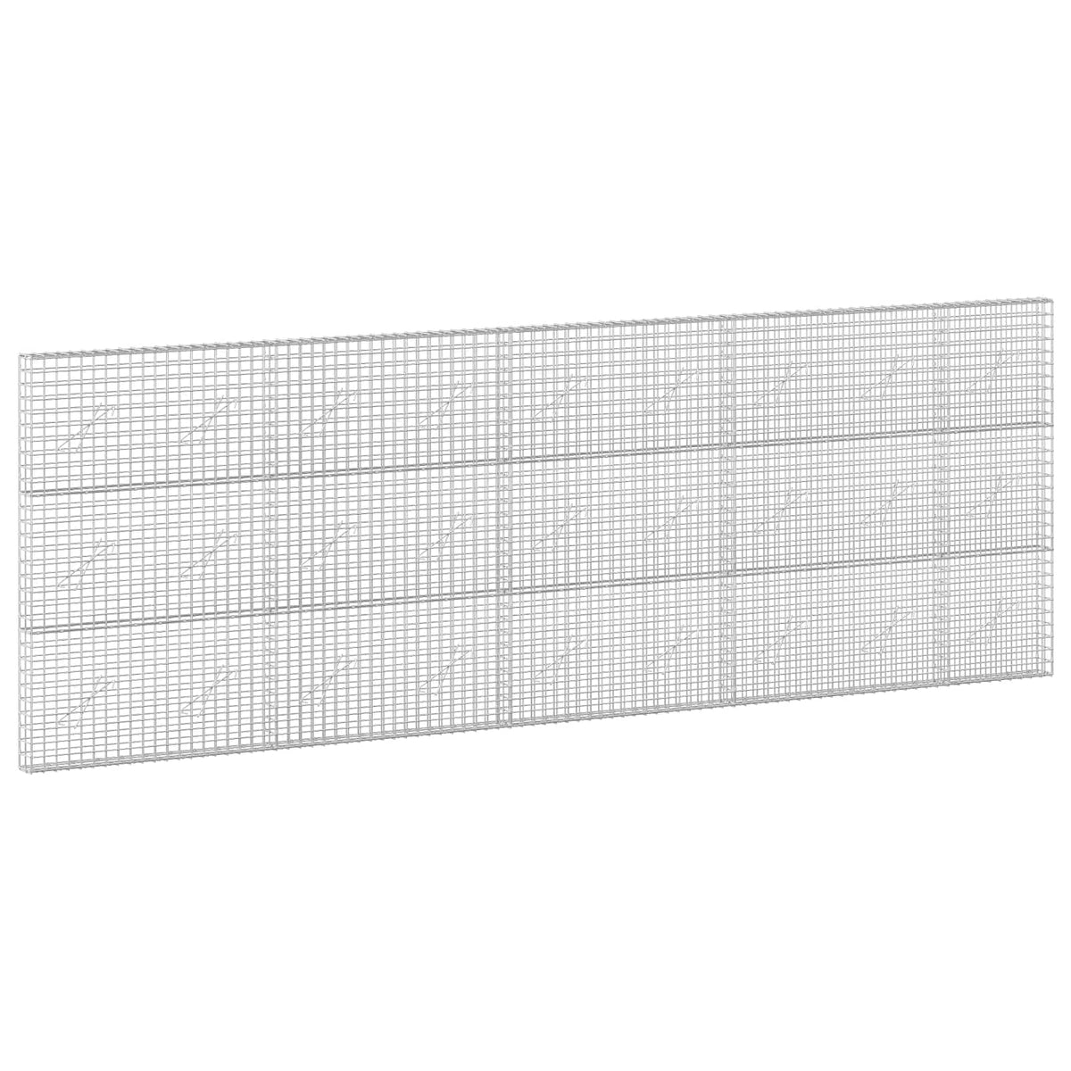 Gabion s 5 mm žicom i mrežom 5x5 cm 450x10x150 cm
