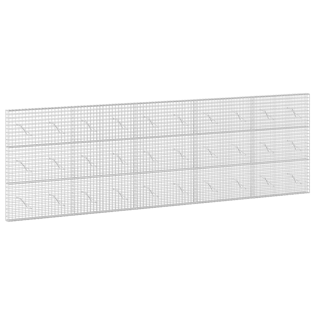 Gabion s 5 mm žicom i mrežom 5x5 cm 500x10x150 cm