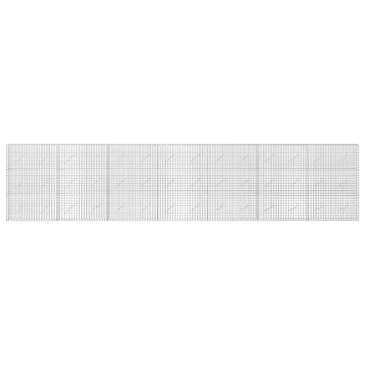 Gabion s 5 mm žicom i mrežom 5x5 cm 700x10x150 cm