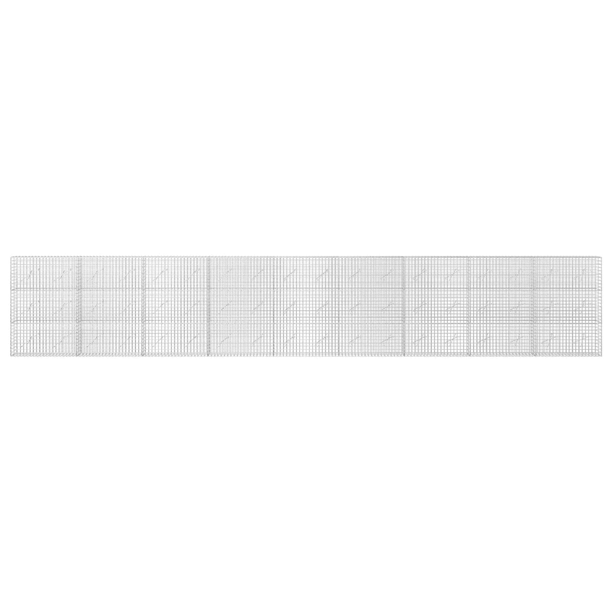 Gabion s 5 mm žicom i mrežom 5x5 cm 900x10x150 cm