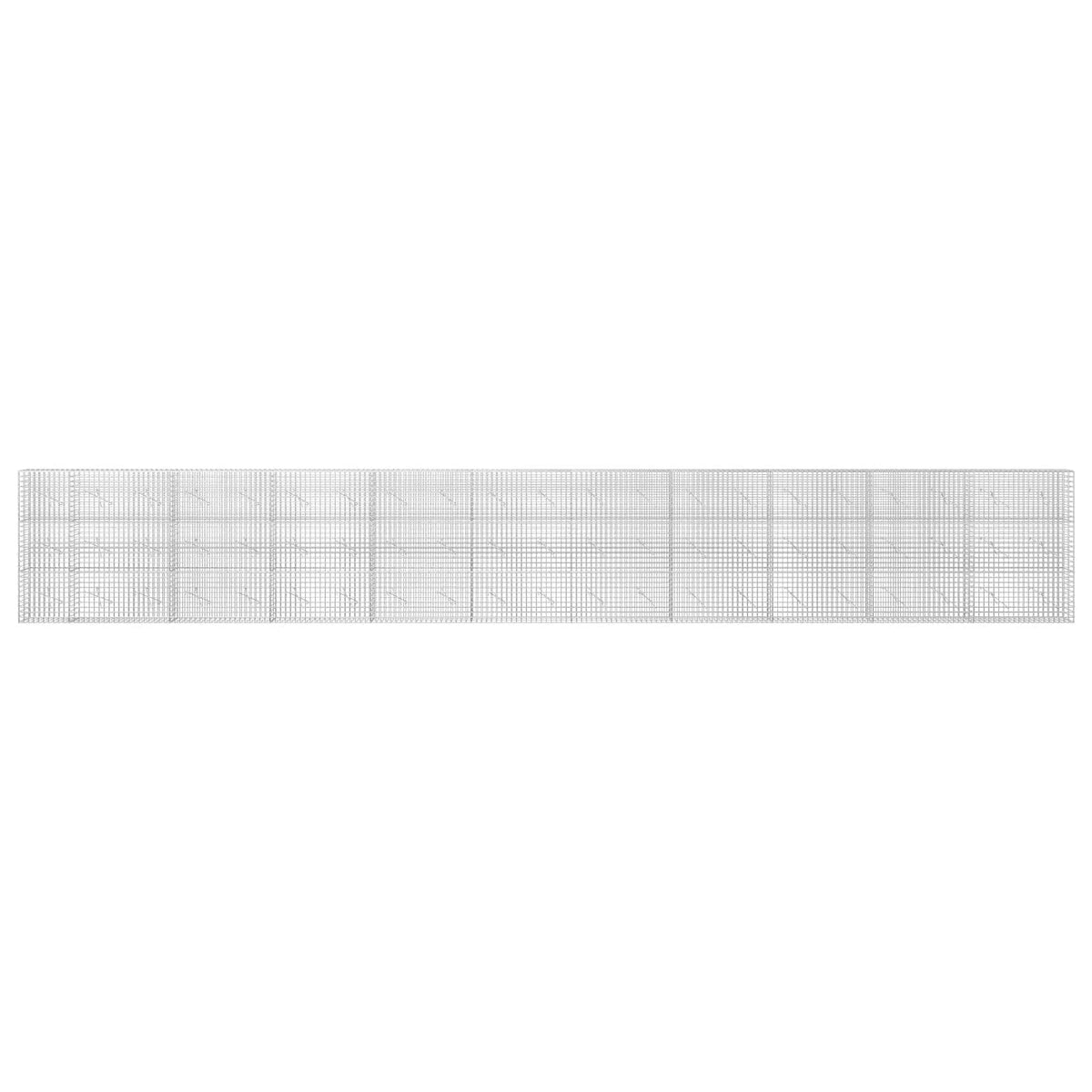 Gabion s 5 mm žicom i mrežom 5x5 cm 1050x10x150 cm