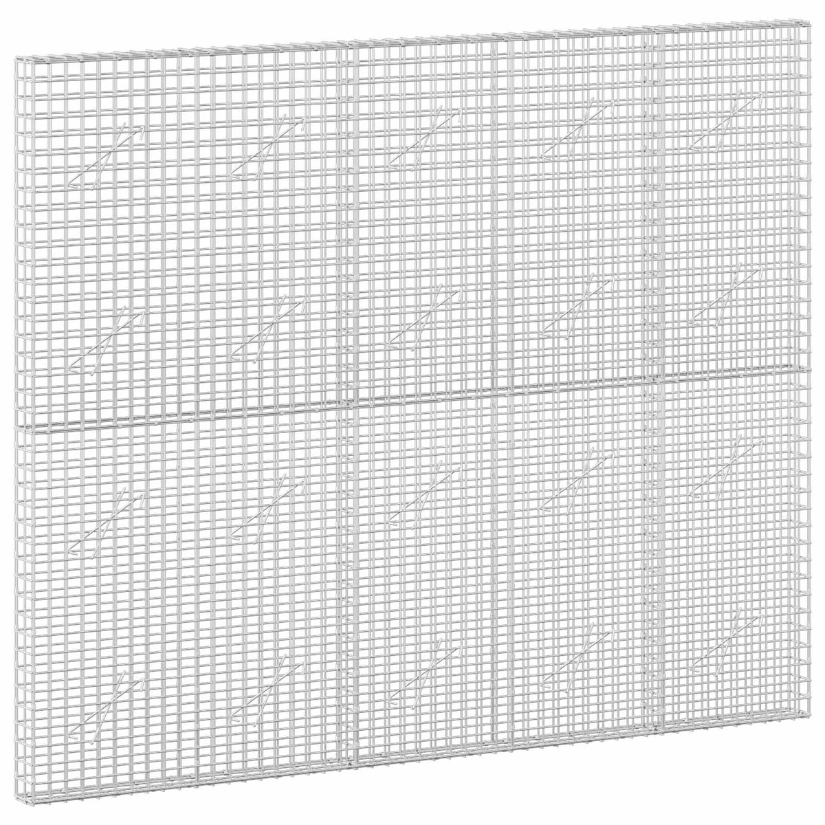 Gabion s 5 mm žicom i mrežom 5x5 cm 250x10x200 cm