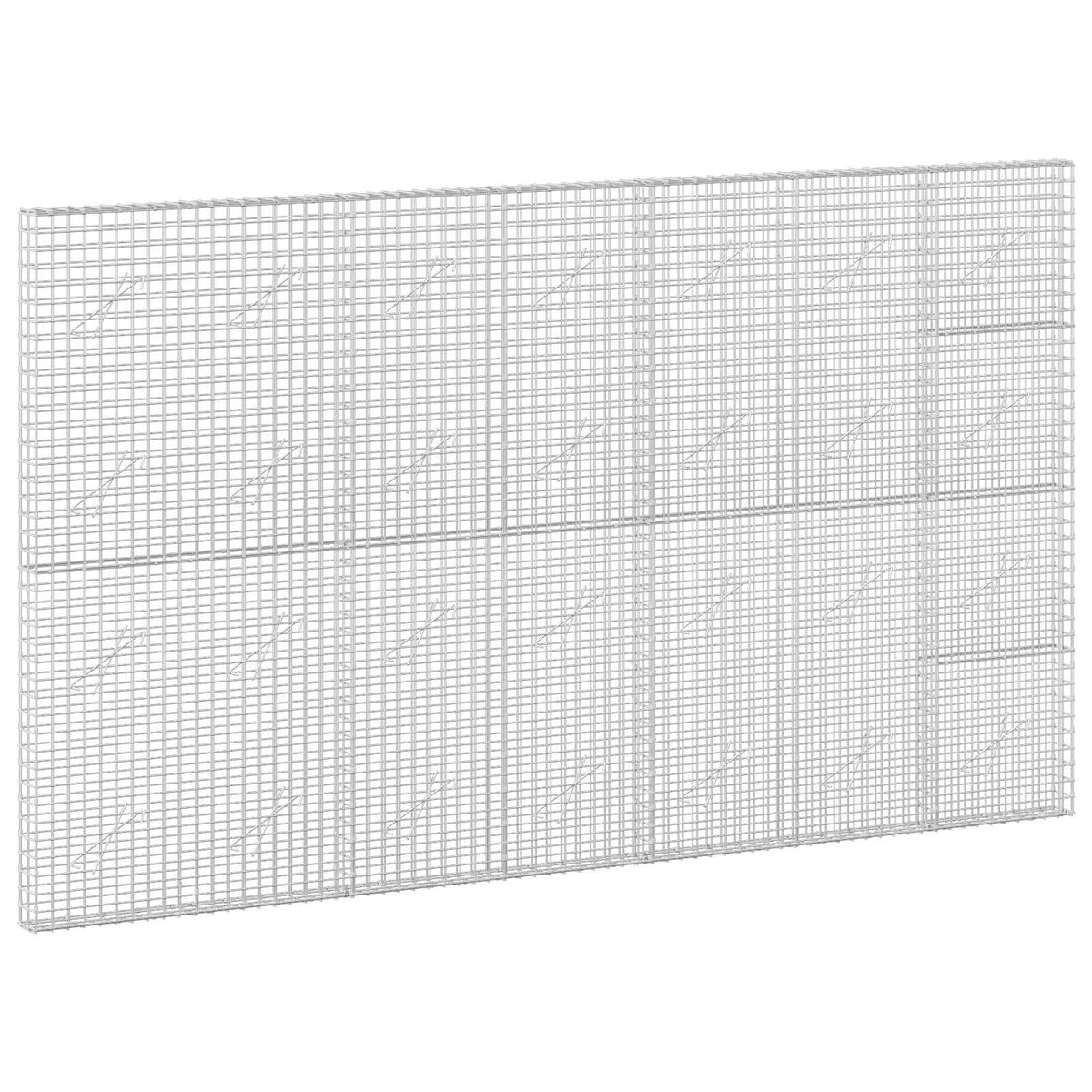 Gabion s 5 mm žicom i mrežom 5x5 cm 350x10x200 cm