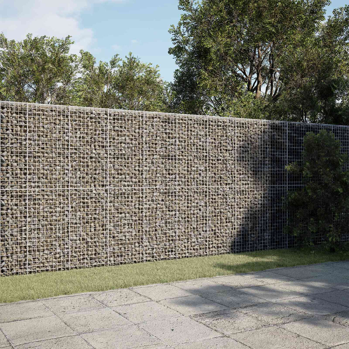 Gabion s 5 mm žicom i mrežom 5x5 cm 650x10x200 cm