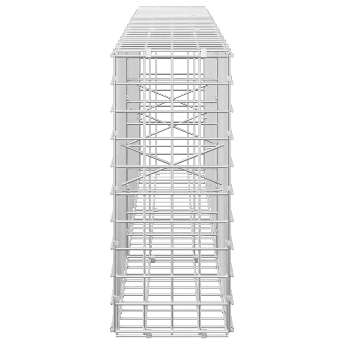 Gabion s 5 mm žicom i mrežom 5x5 cm 150x20x50 cm