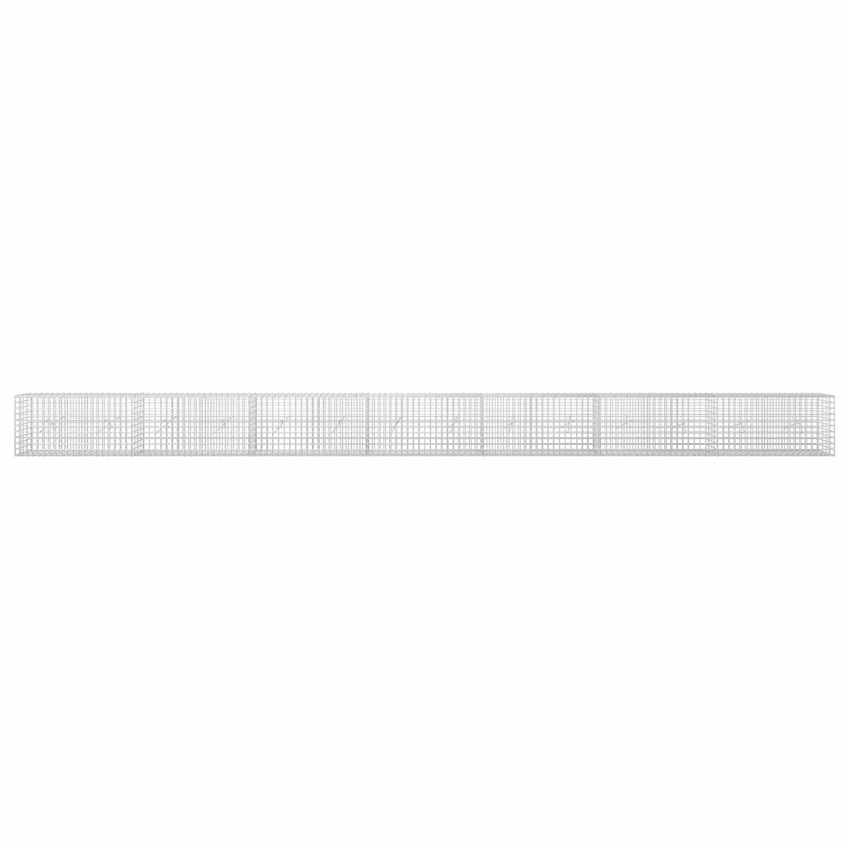 Gabion s 5 mm žicom i mrežom 5x5 cm 700x20x50 cm
