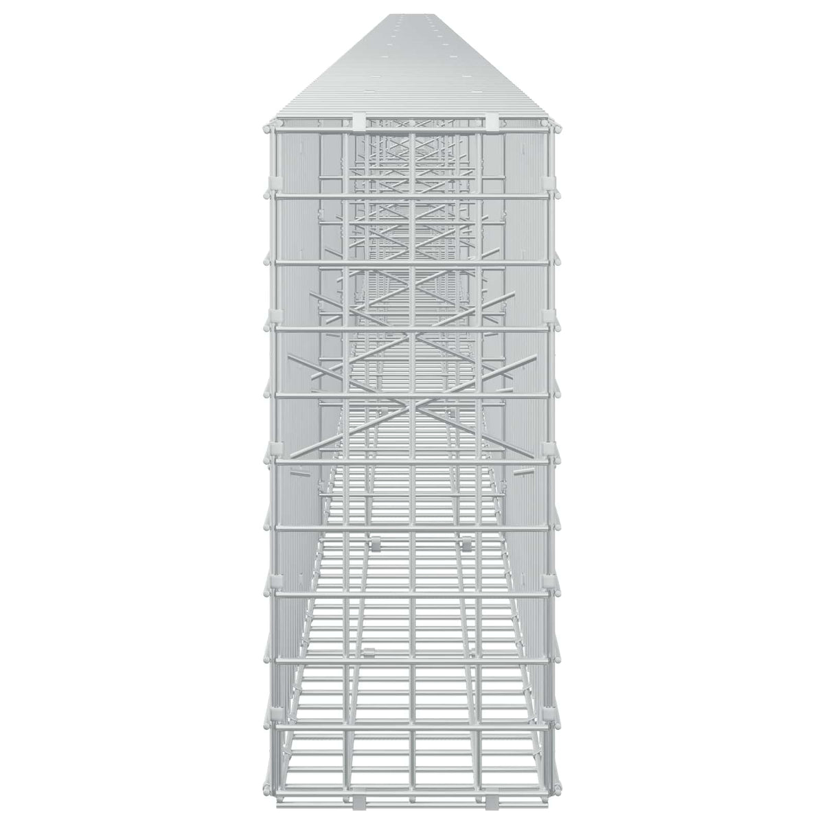 Gabion s 5 mm žicom i mrežom 5x5 cm 1100x20x50 cm