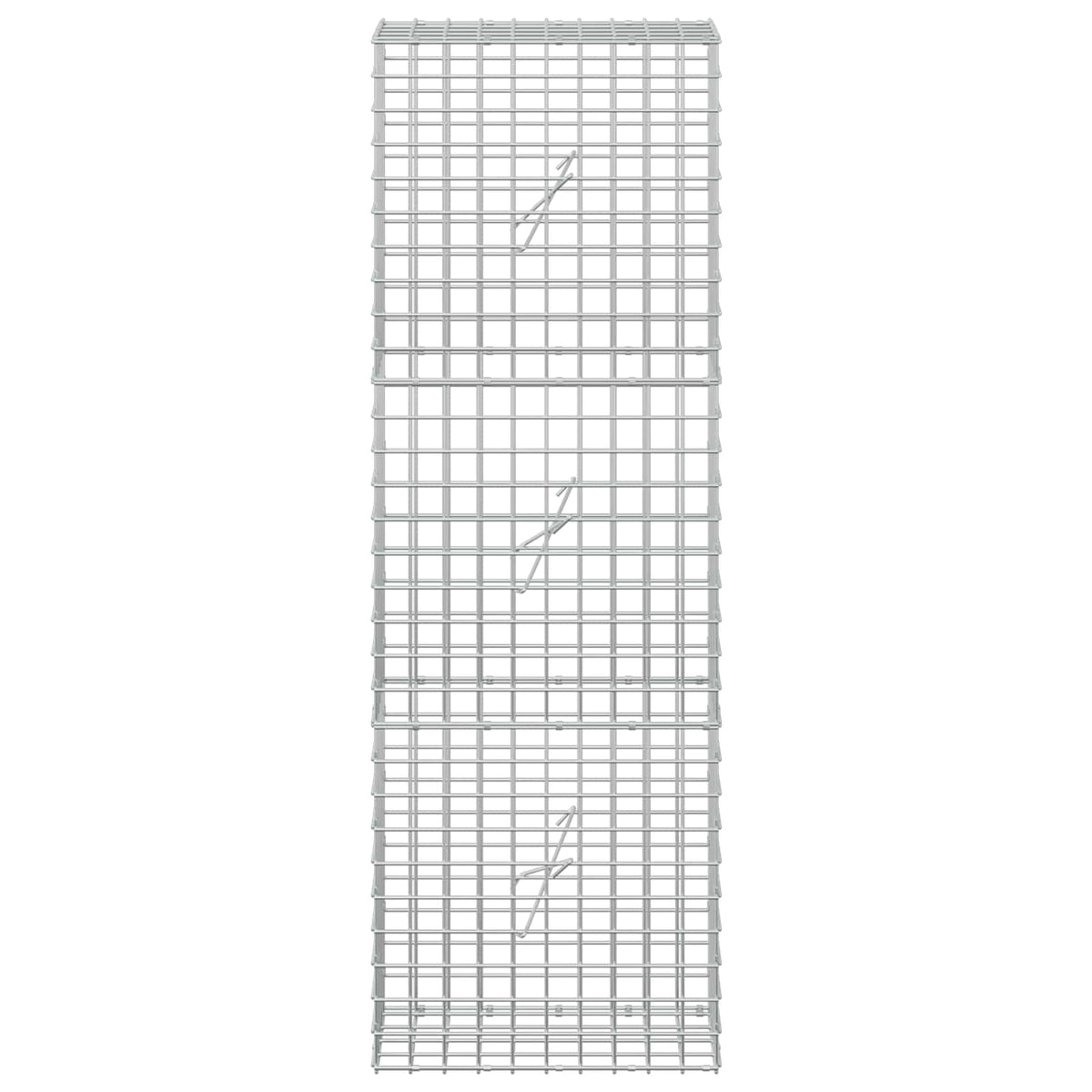 Gabion s 5 mm žicom i mrežom 5x5 cm 50x20x150 cm