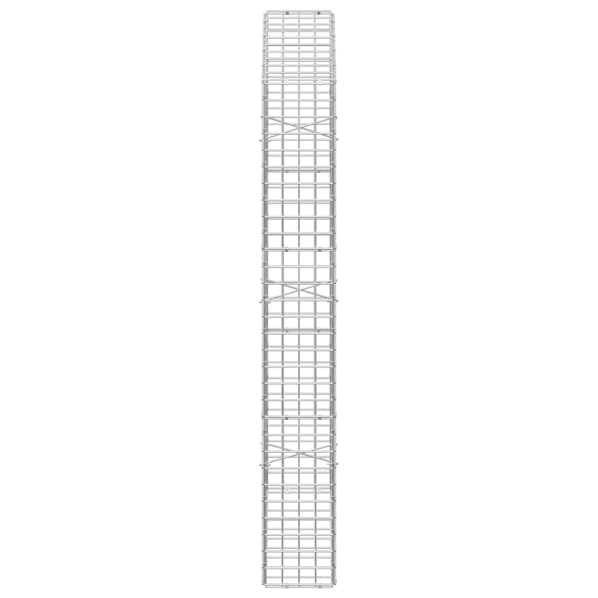 Gabion s 5 mm žicom i mrežom 5x5 cm 50x20x150 cm